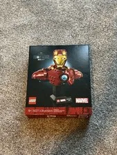 Authentic LEGO Marvel IRON MAN MK4 BUST Building Set 436 Pieces (76327) NEW