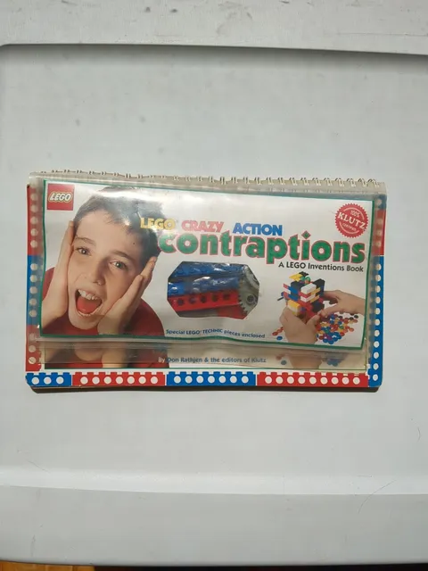 Klutz Lego Crazy Action Contraptions Book and Technic Pieces 1998 NEW