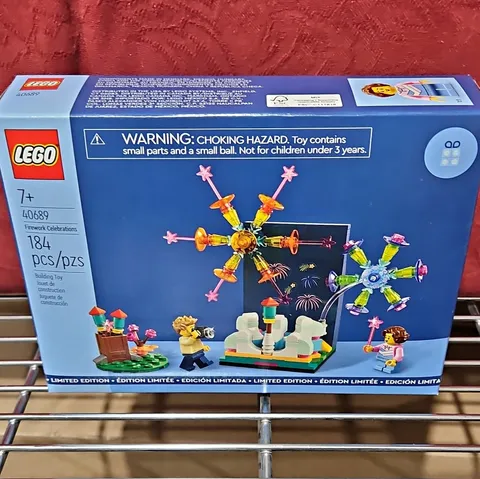 LEGO Firework Celebrations 40689 184 pcs 7+ Limited Edition Set Box
