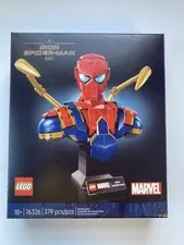 Lego Marvel – Iron Spiderman Bust – 76326 – New in Box – 1 Minifigure