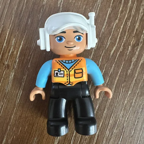 LEGO DUPLO 10991 Truck & Excavator Construction Worker Figure 3”