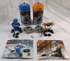 LEGO Sports NHL Sets #3540 Slap Shot & 3542 Flip Shot Complete Lot of 2