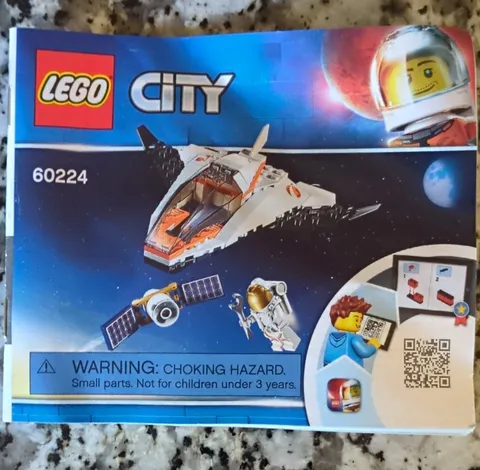 LEGO City 60224 Satellite Service Mission Complete Set 84 Pieces Polybag