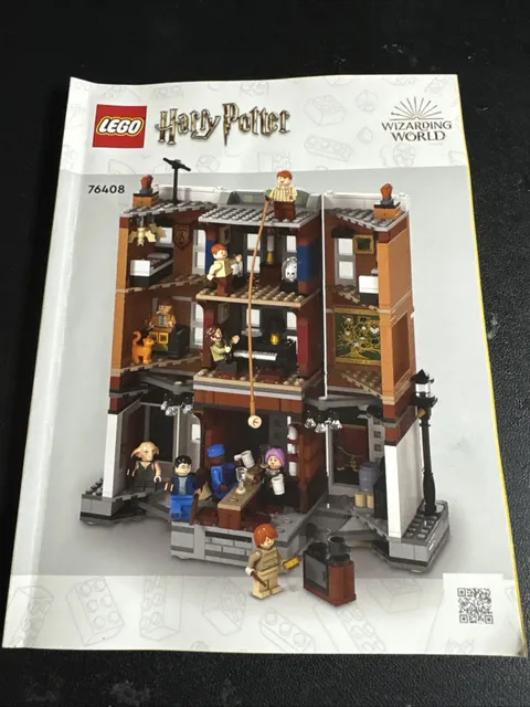 LEGO Harry Potter 76408 12 Grimmauld Place Instruction Manual Only