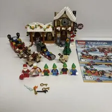 LEGO Creator Expert Santa's Workshop (10245) Used As Is Christmas Winter Village