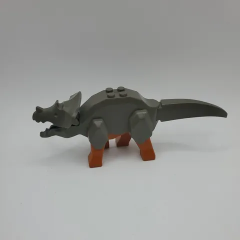 LEGO Triceratops Dinosaur Animal 5975 Adventurers Dino Island Brown & Light Gray
