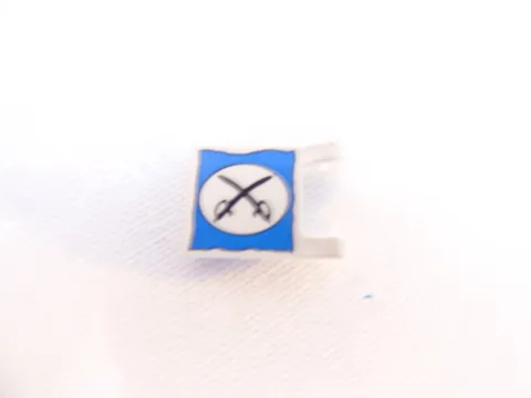 Lego 2x2 stud count Flag with Crossed Cavalry Sabers 2335px4
