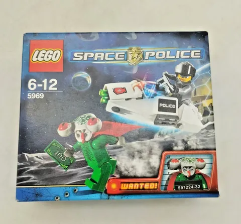LEGO 5969 Squidman Escape MISB NEW NEW Space Police III Vintage 2010 Space