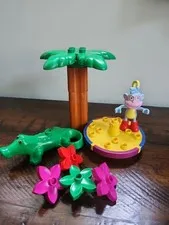 Vintage Duplo Lego Dora / Boots Merry Go Round Set