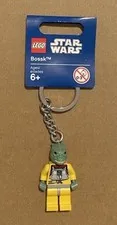 New LEGO Star Wars Bossk Minifigure Keychain 853125 Key Ring Chain Bounty Hunter