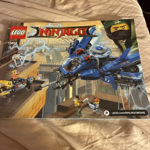 Lego Ninjago Movie 70614 Lightning Jet  Instructions Manual ONLY 2017 NO PIECES