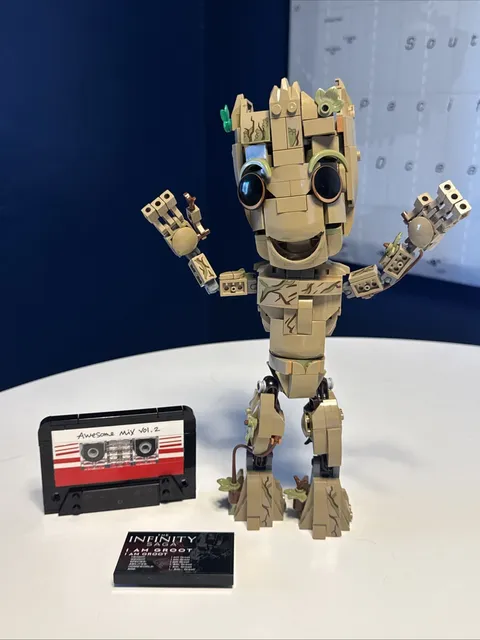 LEGO Super Heroes: I am Groot (76217) Built FIGURE And ACCESORIES ONLY NO BOX