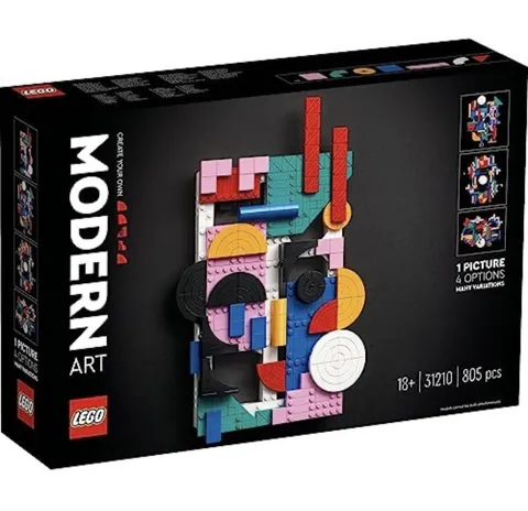 LEGO 31210 MODERN ART NEW SEALED BOX IS NOT PERFECT.