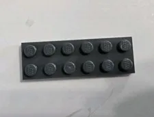 Lego 3795 Dark Bluish Gray Plate 2 x 6