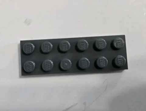 Lego 3795 Dark Bluish Gray Plate 2 x 6