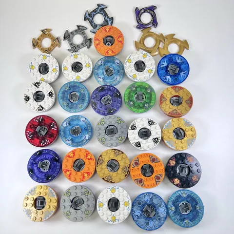 Lego Ninjago Spinners Lot of 26 Variety NRG Jay Spinner