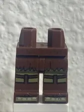 LEGO 970c19pr2269 Hips and Reddish Brown Legs with Fur Skirt, Olive Green Legs