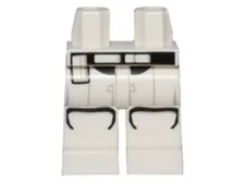 LEGO® Part 970c00pb0451 - Hips and Legs with SW Stormtrooper Ep. 7 Black
