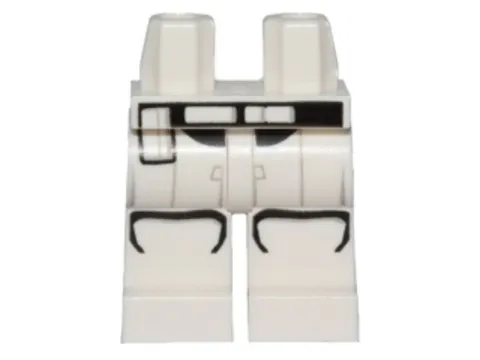 LEGO® Part 970c00pb0451 - Hips and Legs with SW Stormtrooper Ep. 7 Black