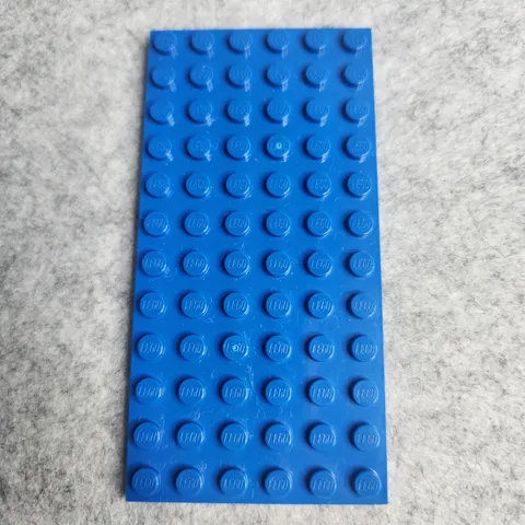 LEGO 3028 Plate 6 x 12 Blue x1 Genuine