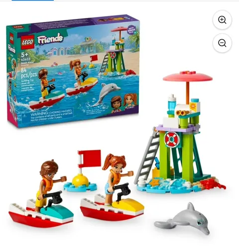LEGO FRIENDS Beach Water Scooter Set #42623 Unboxed With Instructions