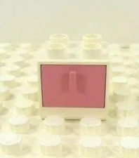 Lego Duplo Item Nightstand/Storage Drawer (1) white/hot pink