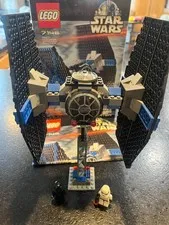 LEGO Star Wars: TIE Fighter (7146) Minifigs Box and Instructions Included -