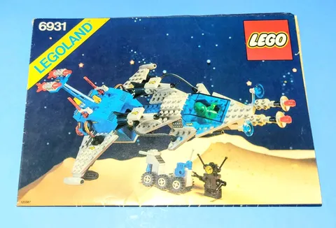 1985 Legoland Classic Space 6931 FX-Star Patroller Spaceship Instruction Manual 