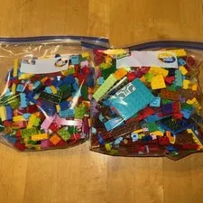 Lego Toy Lot Bulk 3 Lbs Mixed Building Bricks Block Colored  Bricks Red Blue Etc