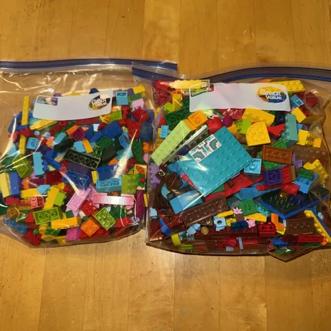 Lego Toy Lot Bulk 3 Lbs Mixed Building Bricks Block Colored  Bricks Red Blue Etc