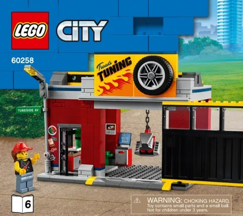 LEGO 60258 City Tuning Workshop - Only - Bag 8-9-10 - Sealed bags with instructi