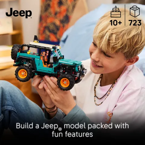 LEGO Technic Jeep Wrangler Rubicon SUV - Building Toy for Boys & Girls, Ages 10+