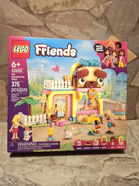 Lego Friends Pet Accessories Shop 42650 NEW Pretend Play Building Set 375 Pieces