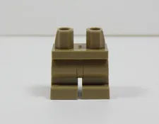 LEGO Dark Tan Short Plain Blank Legs Pants Minifig Moveable S4