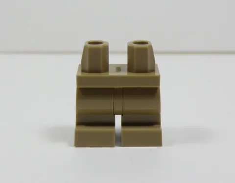 LEGO Dark Tan Short Plain Blank Legs Pants Minifig Moveable S4