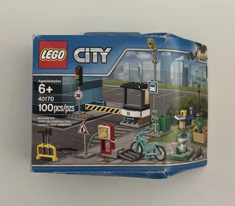 LEGO 40170 City Build My City Accessory Set Bicycle New Sealed Box has flaws