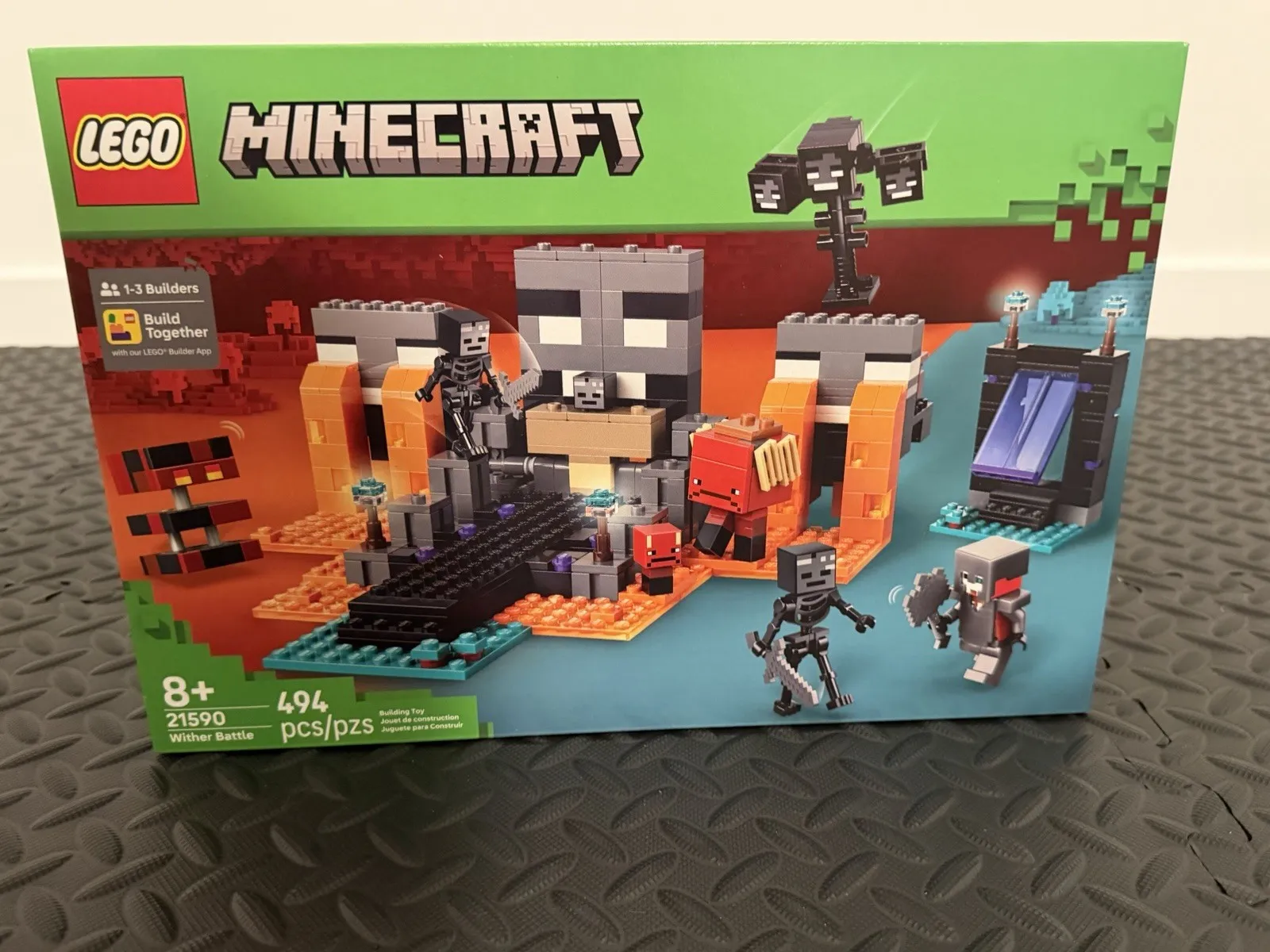 LEGO Minecraft Wither Battle 21590 494pc Build Together Set 8+ (NIB)