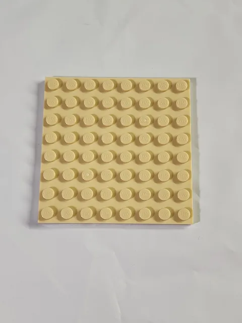 LEGO Parts ● 8x8 Plate ● Tan ● # 41539 or 42534 ● QTY 1