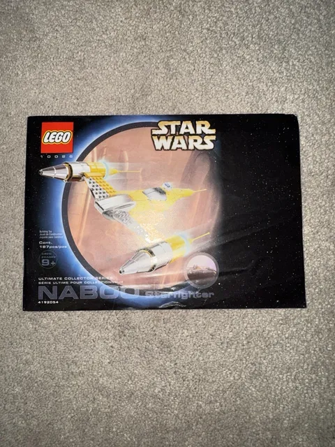LEGO Star Wars Naboo Starfighter Set 10026 Instruction Booklet ONLY
