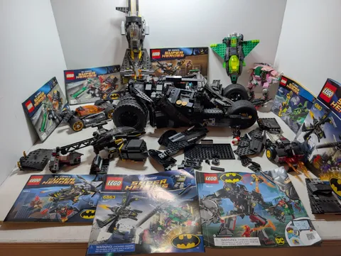 Lego Batman Ucs Tumbler + Many Extra Batman Super Hero Sets Ultimate Bundle Read