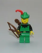 LEGO Castle Dark Forestman bow arrow plume feather plume minifigure 6071