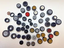 Lot If 60 + Lego Wheel And Tires  - See Pics !!!! Bin CX