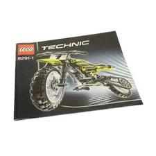 1x LEGO Technic Building Booklet 1 Model Riding Cycle Dirt Bike Motorcycle 8291