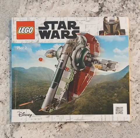 LEGO Star Wars Boba Fett’s Starship 75312 Instruction Manual (Manual Only)