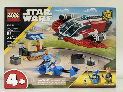 LEGO Star Wars Young Jedi Adventures Crimson Firehawk 75384 136 pcs Box