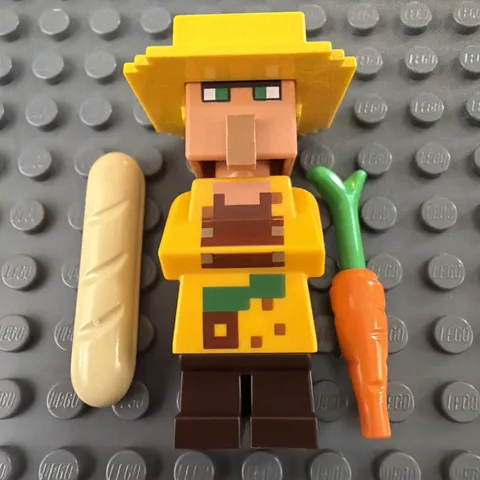 LEGO® Villager (Farmer) Minifigure - Minecraft min126