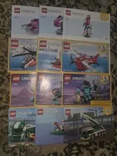 LEGO 3 In 1 Creator Lot 33 Instruction Manuals ONLY No Lego Bricks New