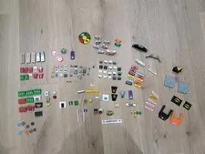 LEGO Printed Tiles Lot 150+ Pieces Signs Panels Police Speed Computers
