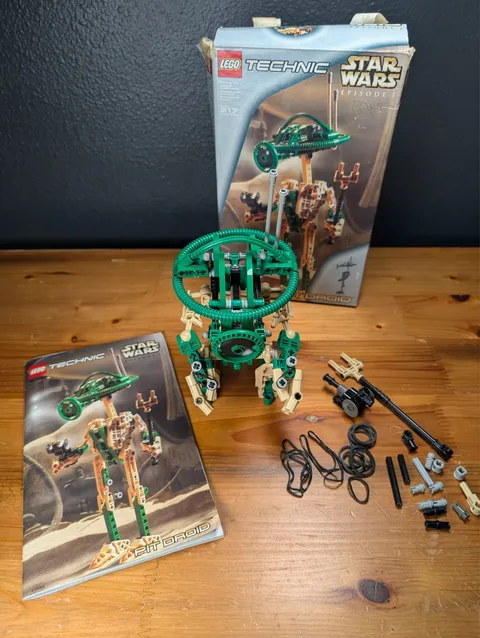 LEGO Technic Star Wars Episode 1 Pit Droid #8000 USED COMPLETE w/ Box and Manual
