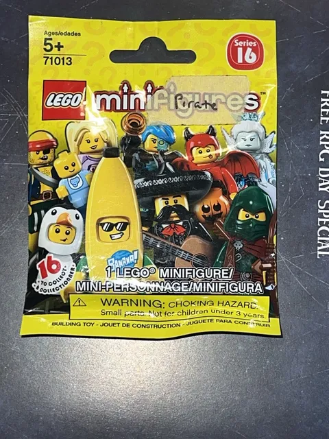 LEGO SERIES 16 (71013) SCALLYWAG PIRATE COLLECTIBLE MINIFIGURE - NEW SEALED
